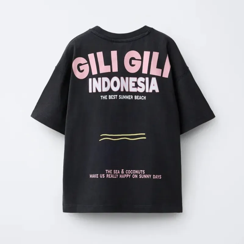 Camiseta Efecto Lavado Indonesia