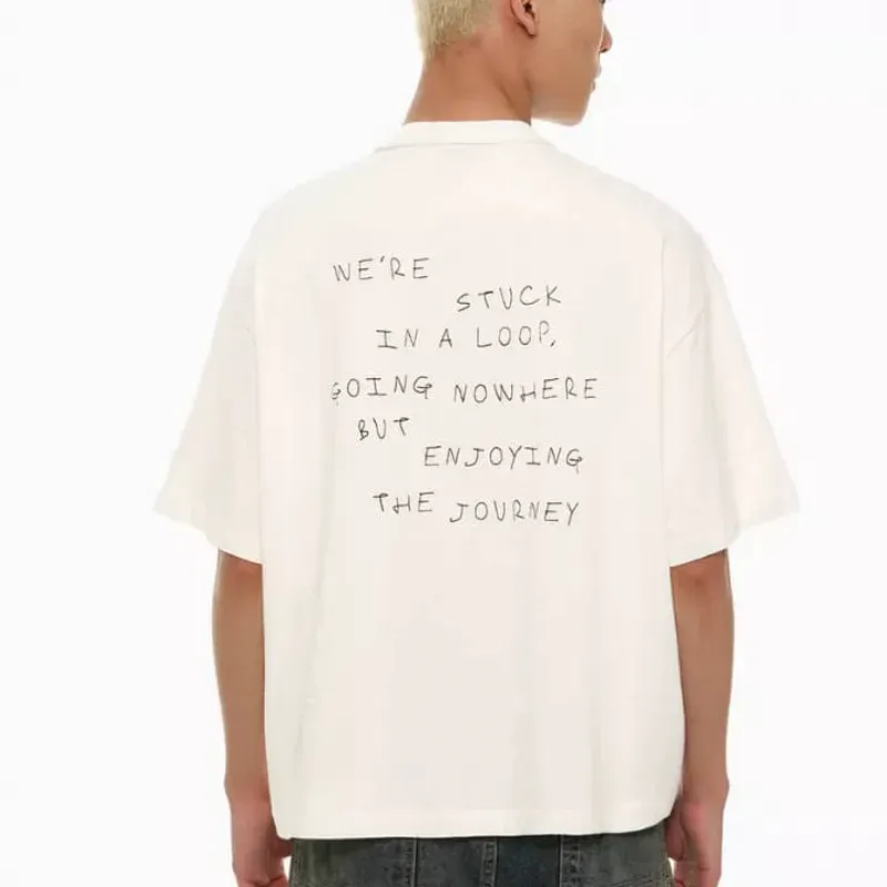Camiseta Estampado Bordado
