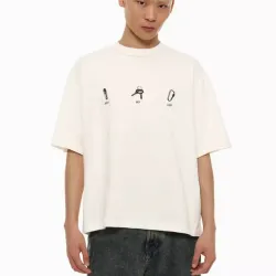 Camiseta Estampado Bordado