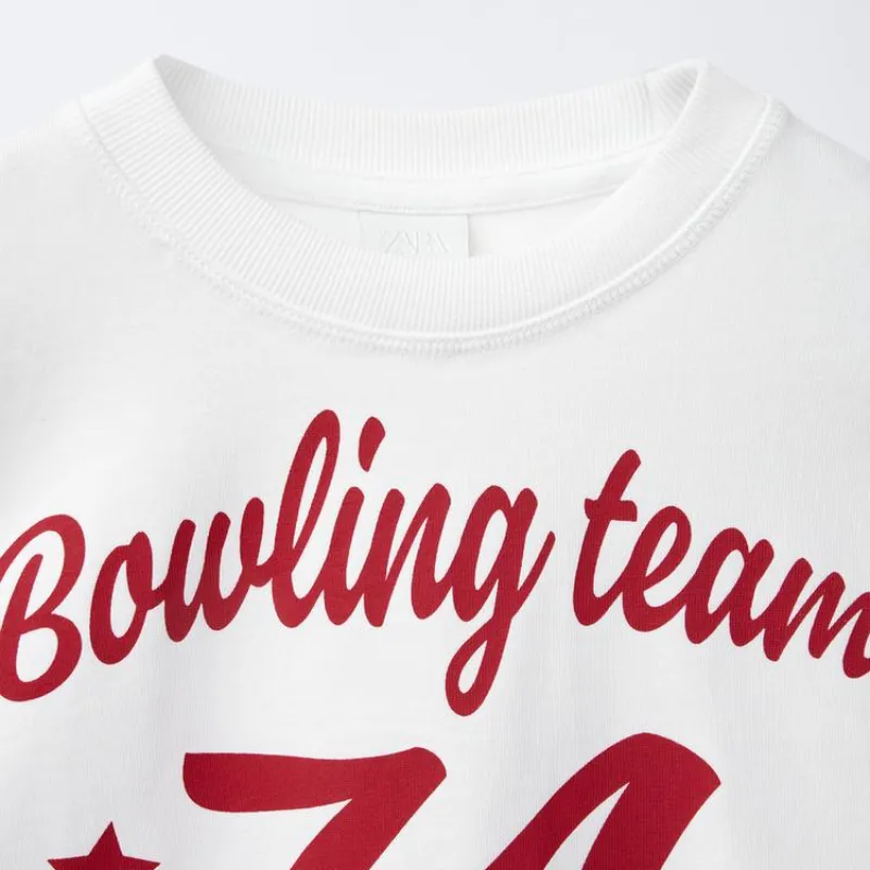 Camiseta estampado en número 