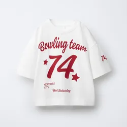 Camiseta estampado en número 