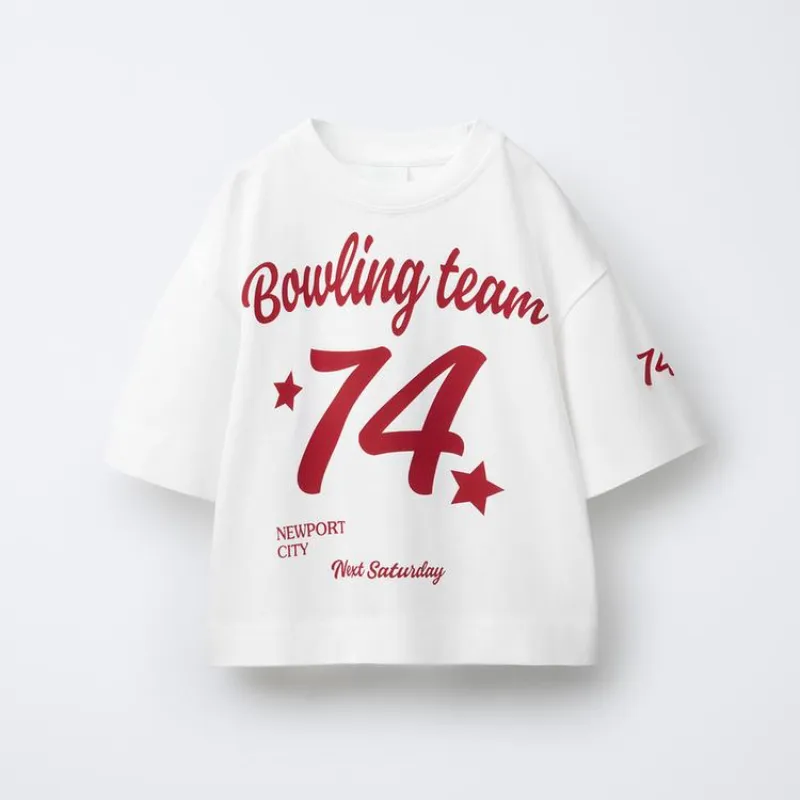 Camiseta estampado en número 