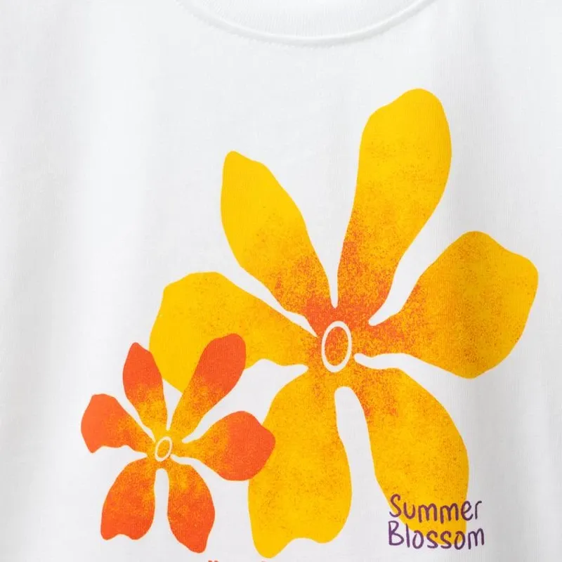 CAMISETA ESTAMPADO FLOR