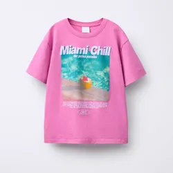 Camiseta estampado fotografía 