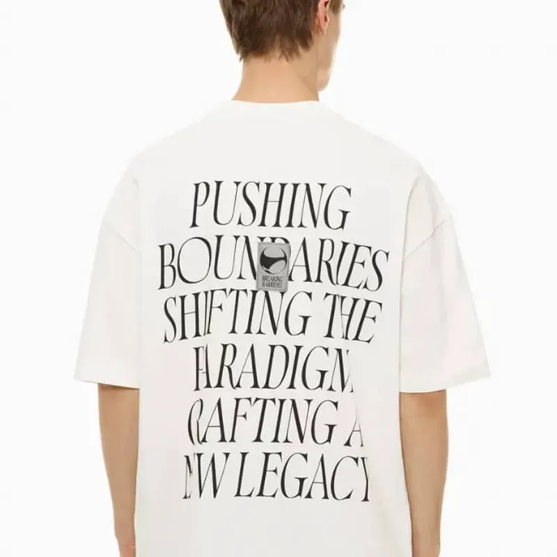 Camiseta Estampado oversize