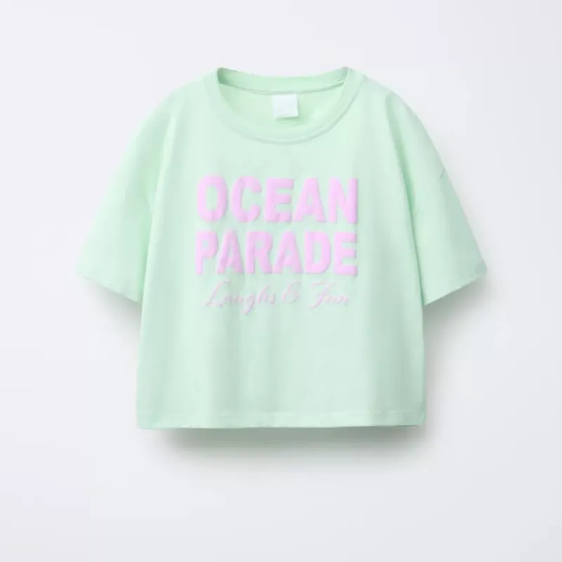 Camiseta estampado texto