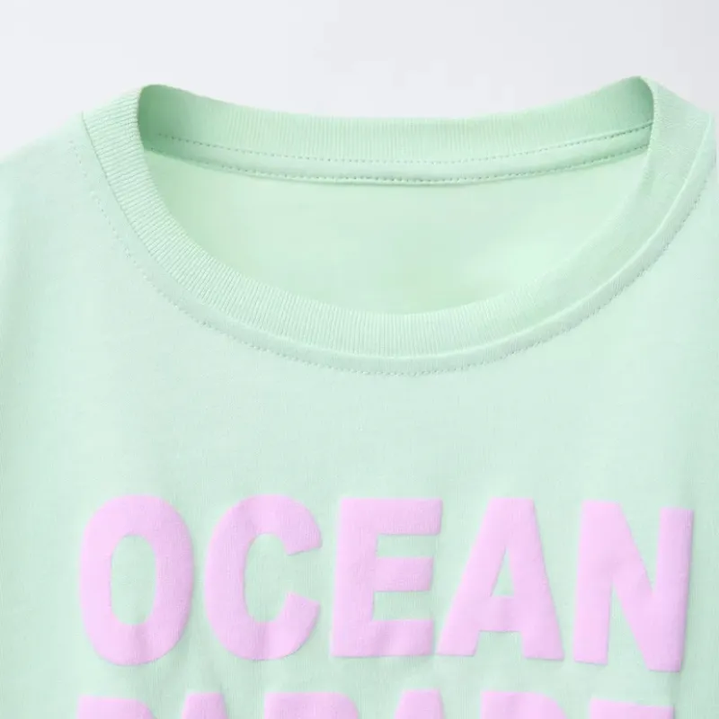 Camiseta estampado texto