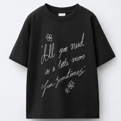 Camiseta Estampado Texto