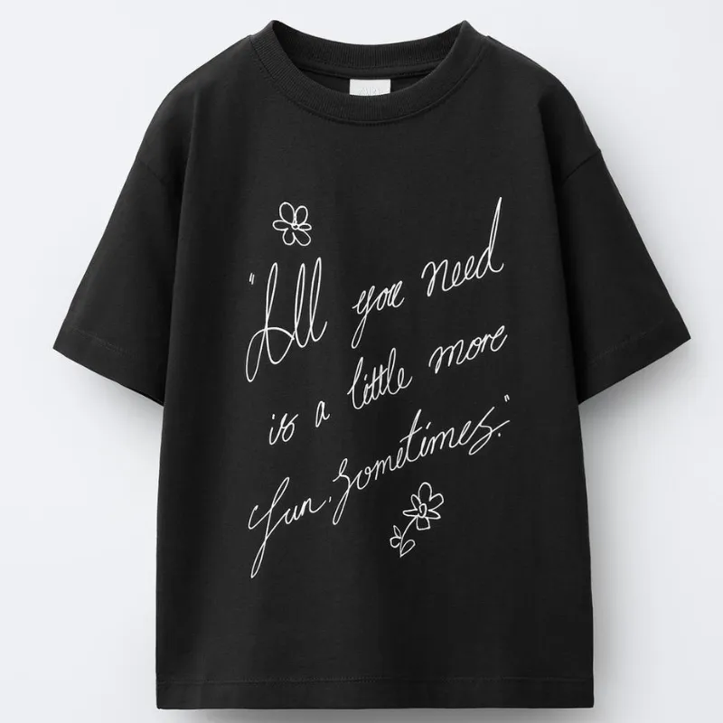 Camiseta Estampado Texto