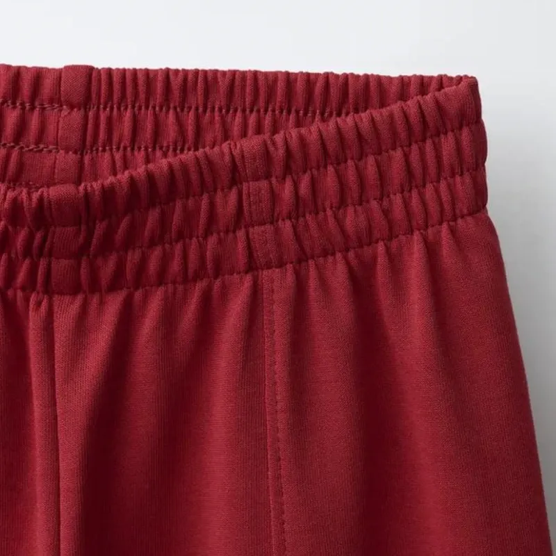 Pantalón Wide-Leg Interlock