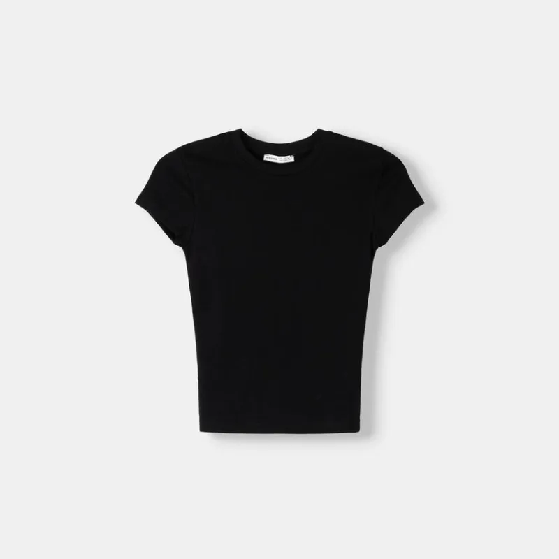 Camiseta manga corta cuello redondo