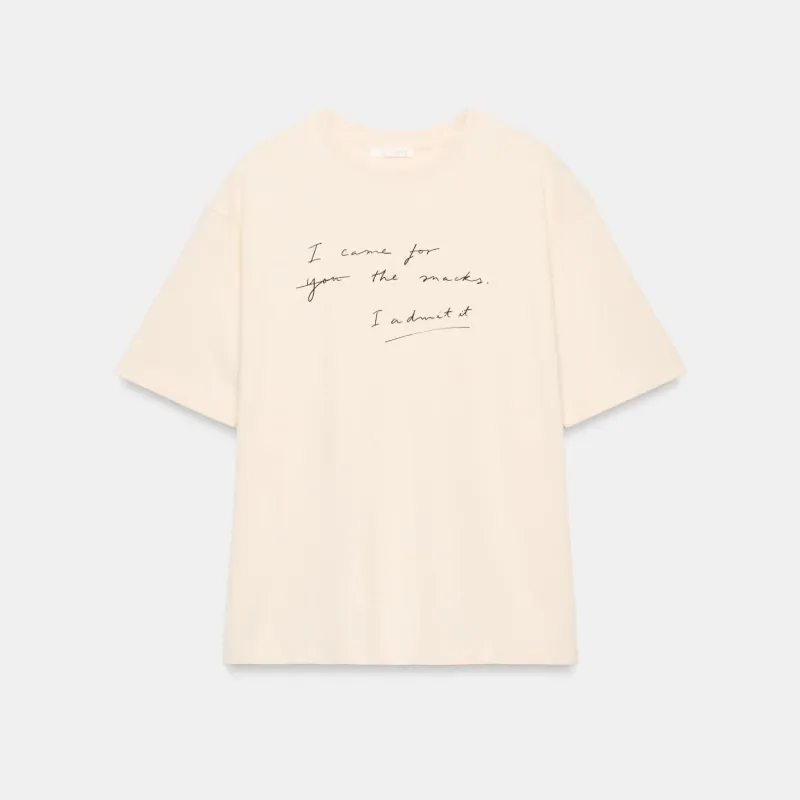 Camiseta Manga Corta Texto