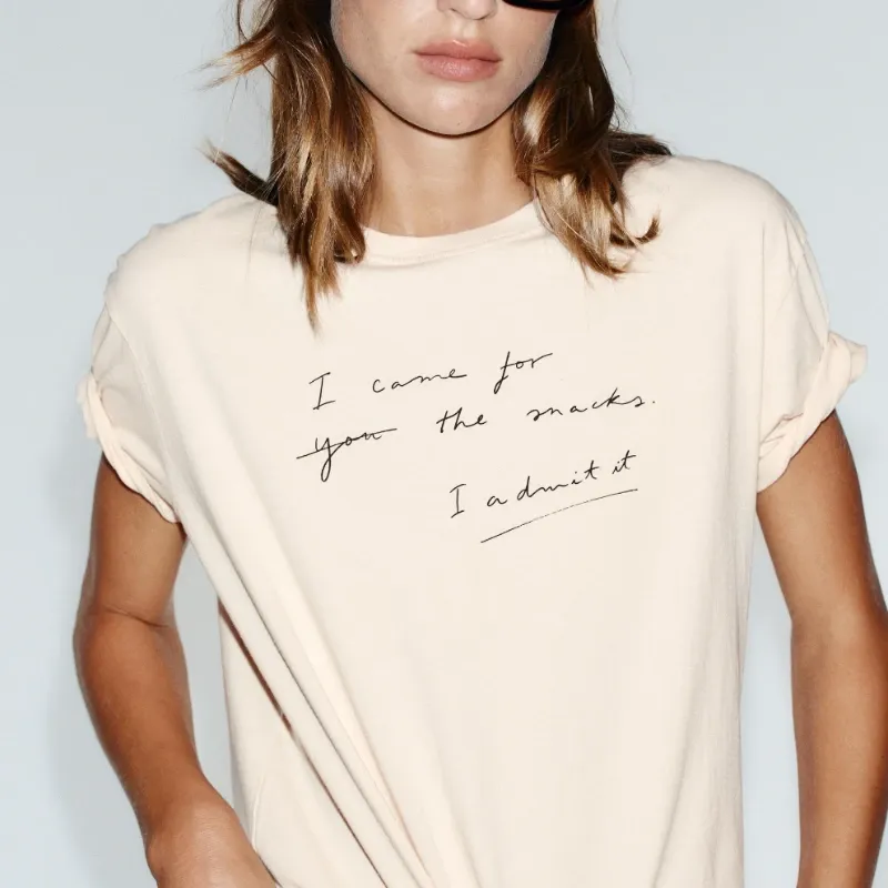 Camiseta Manga Corta Texto