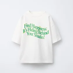 Camiseta RAISED TEXT PRINT 