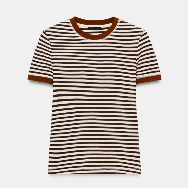 Camiseta Rayas Manga Corta