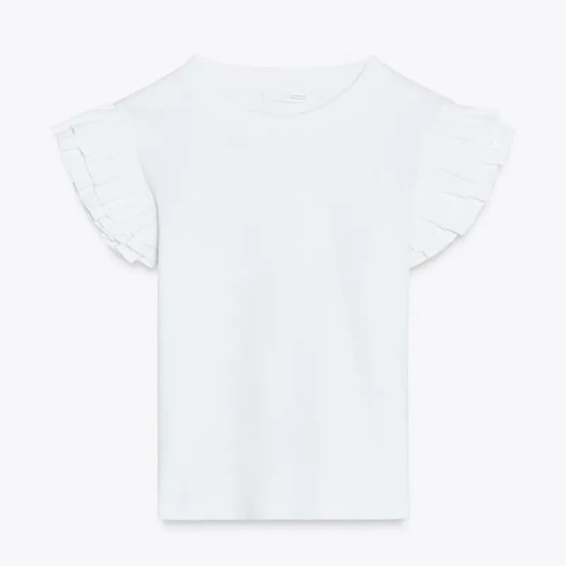 Camiseta Rib Volantes