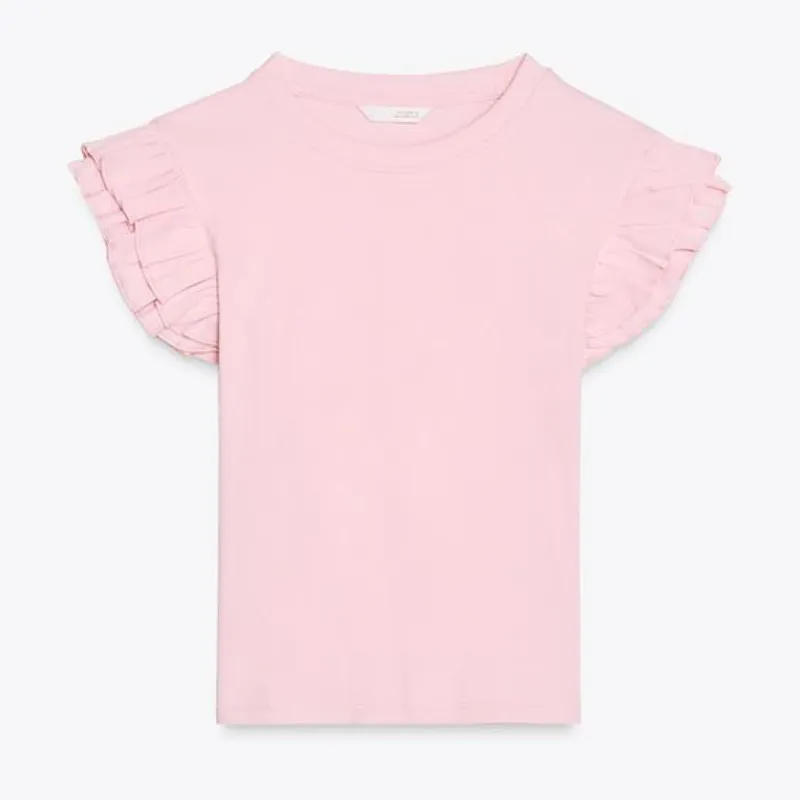 Camiseta Rib Volantes