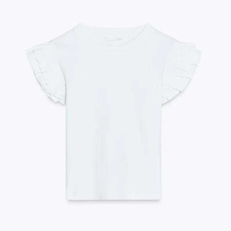 Camiseta Rib Volantes