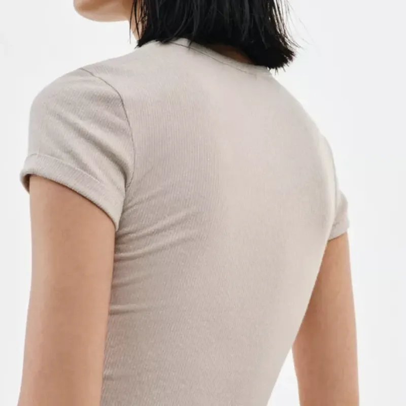 Camiseta Rústica Con Lino