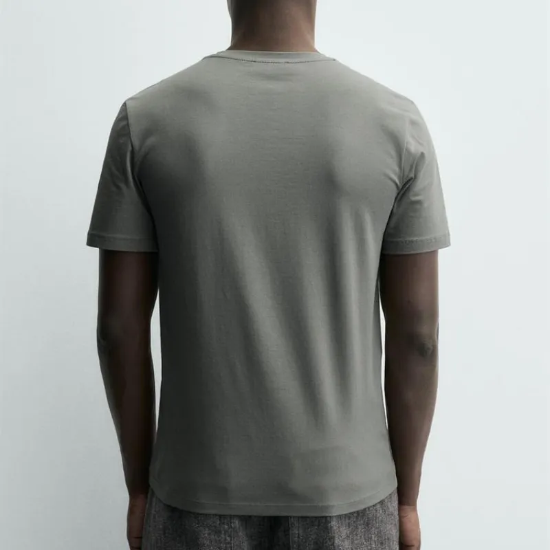 Camiseta slim fit (Verdoso)