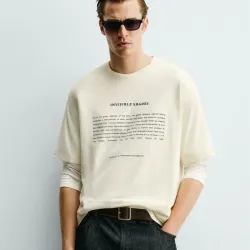 CAMISETA TEXTO ESTAMPADO