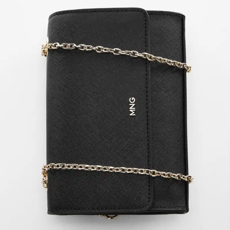 Cartera Monedero acolchado cadena