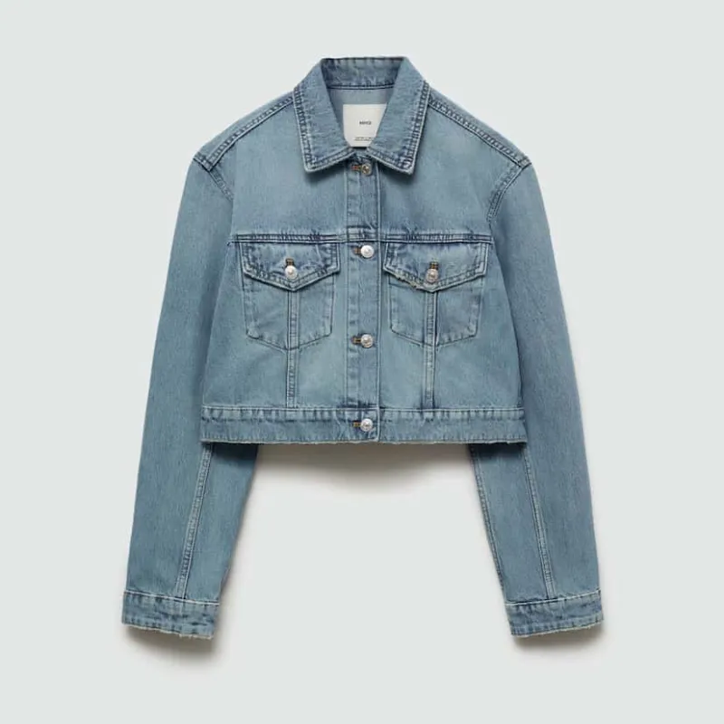 Cazadora vaquera bolsillos