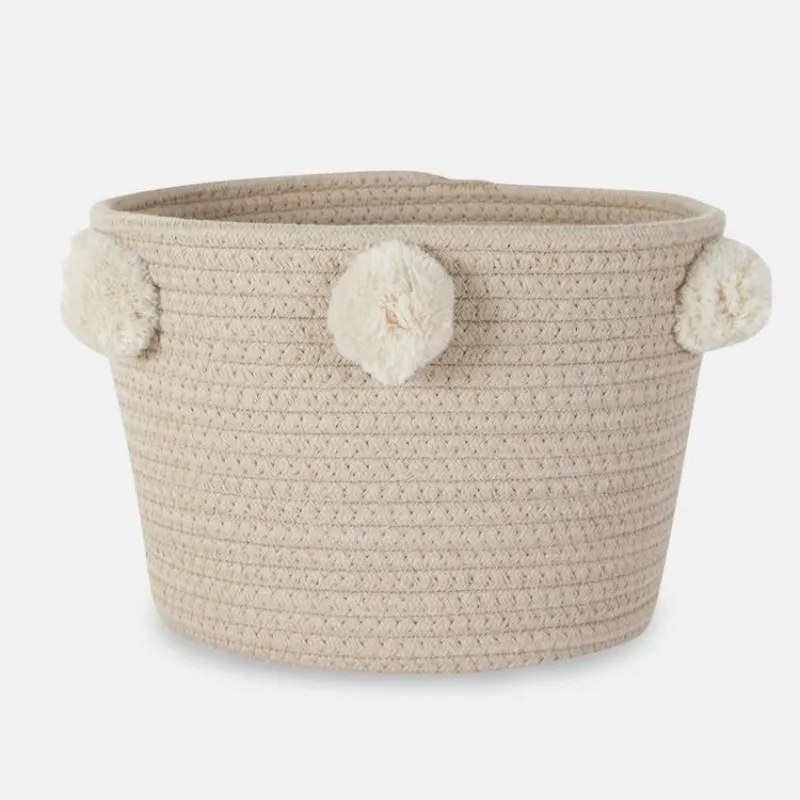 Cesta con Pompones