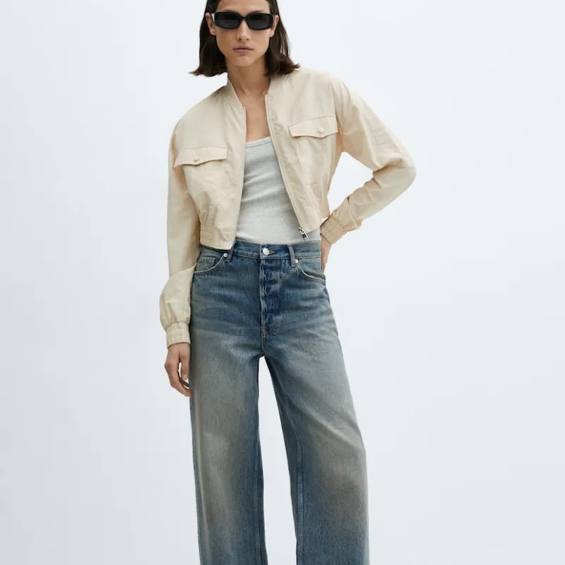 Chaqueta bomber bolsillo