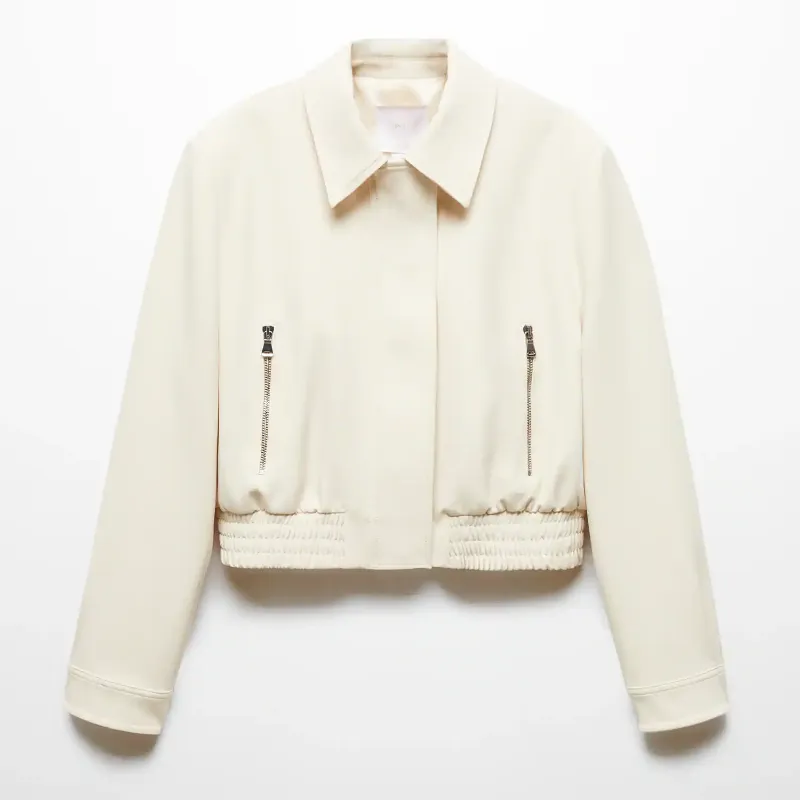 Chaqueta Bomber Cuello