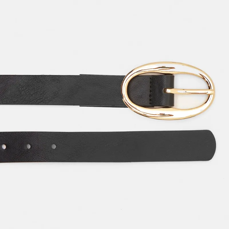 Cinturón Hebilla Ovalada