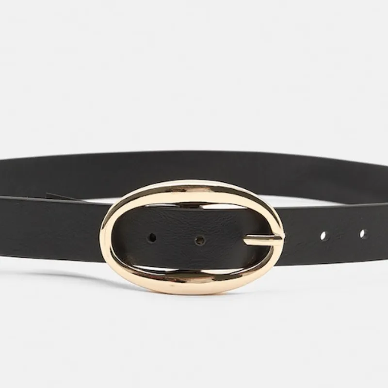 Cinturón Hebilla Ovalada