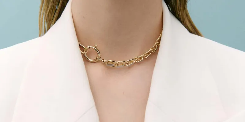 Collar Eslabones Combinados