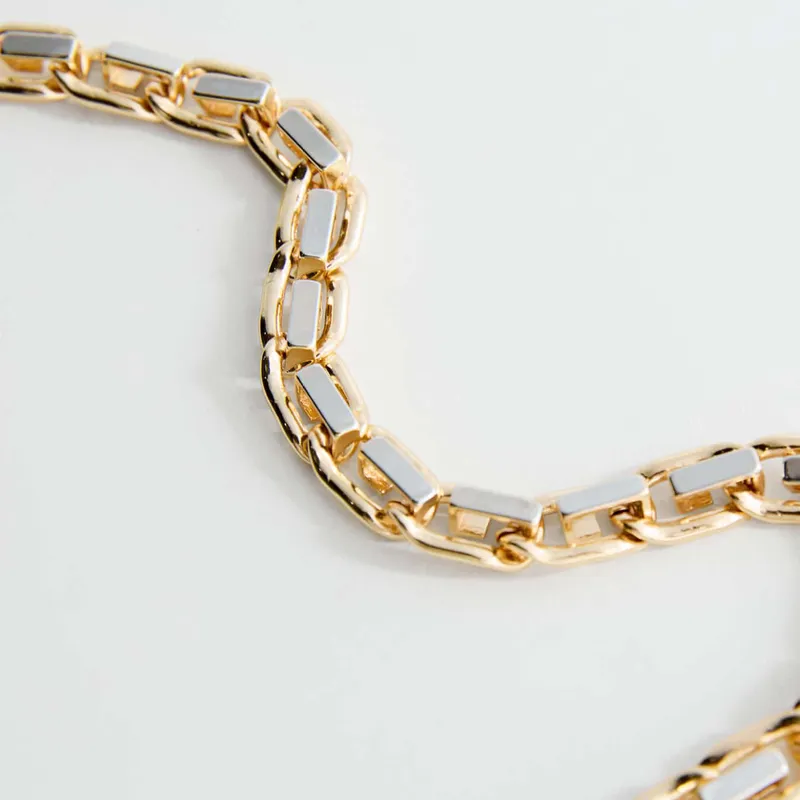 Collar Eslabones Combinados