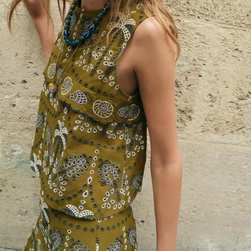 Conjunto Top/Falda