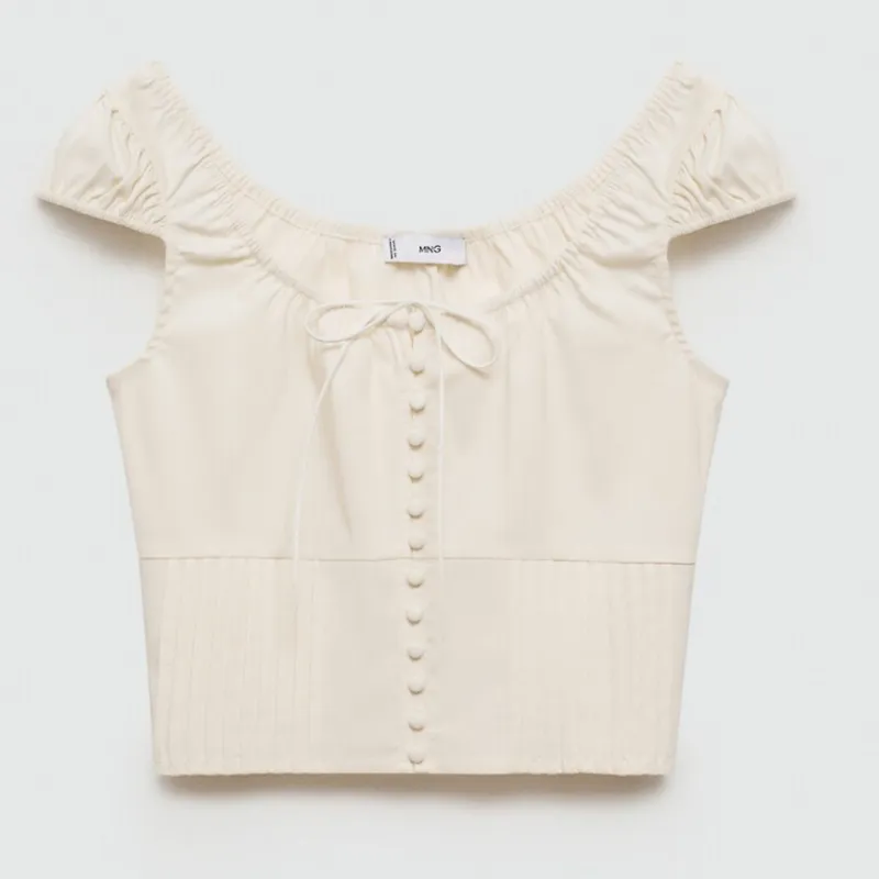Crop Top Botones