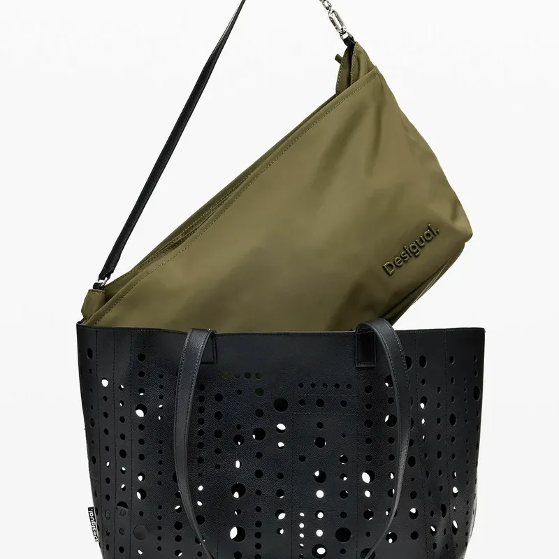 Doble Bolso Shopper Círculo 