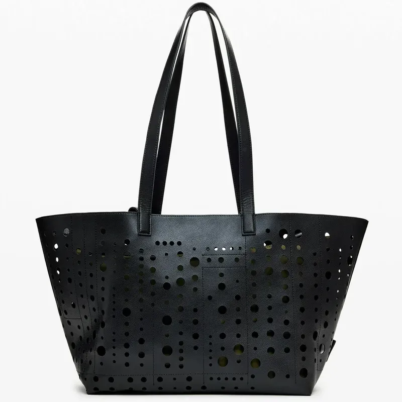 Doble Bolso Shopper Círculo 