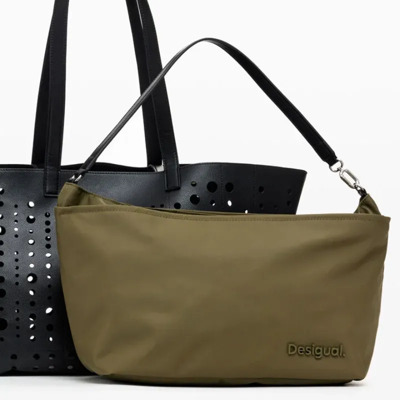 Doble Bolso Shopper Círculo 
