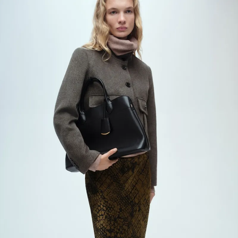 Falda evasé estampado 