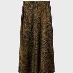 Falda evasé estampado 