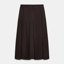 Falda MIDI asimétrica aberturas 