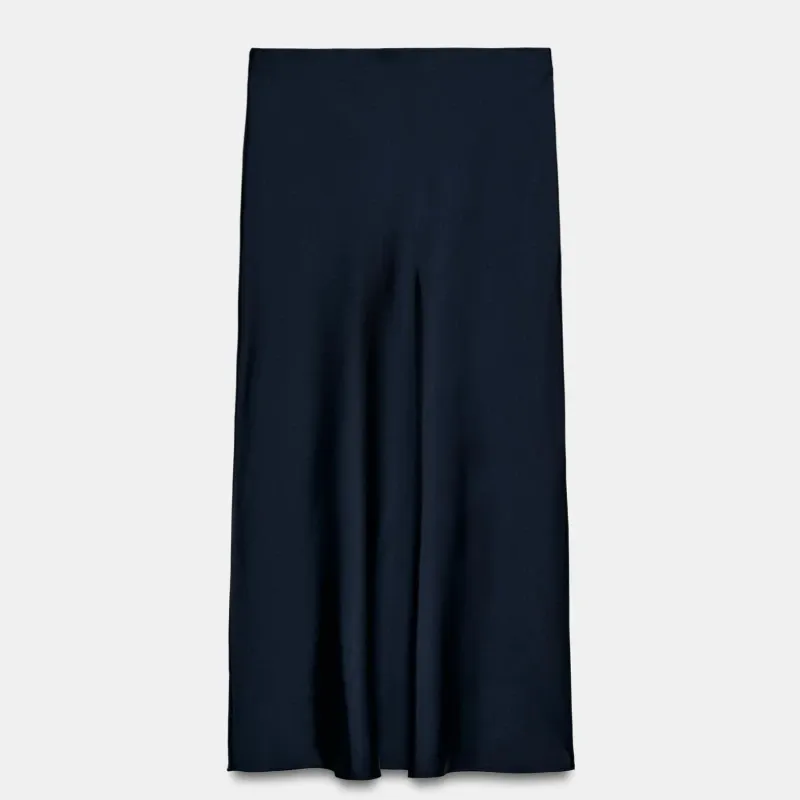 Falda Midi Satinada