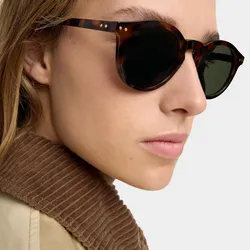 Gafas de Sol Armadura Carey Marrón 