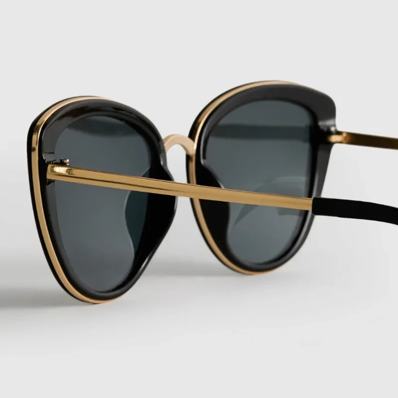 Gafas De Sol Negras Estilo Ojo De Gato