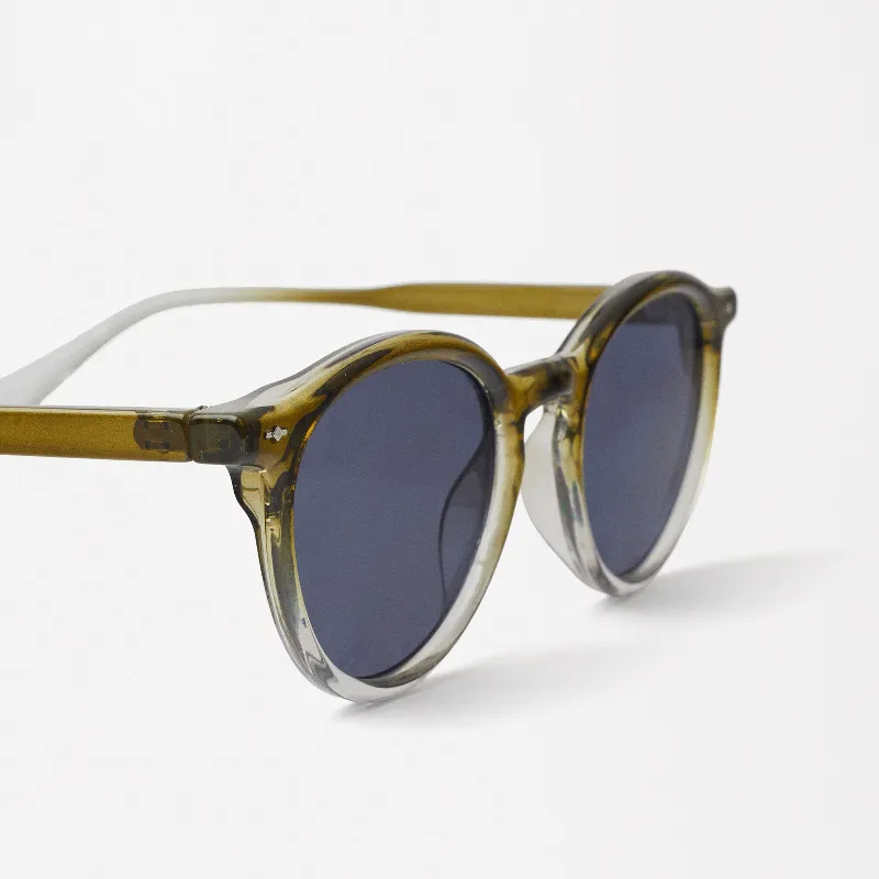 Gafas montura bicolor redondas