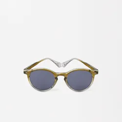 Gafas montura bicolor redondas