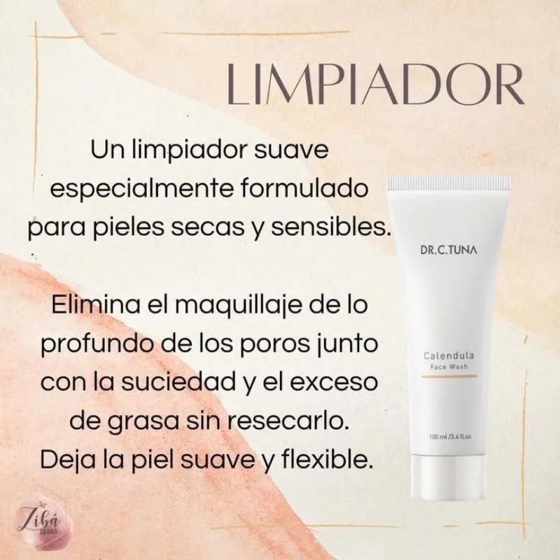 Gel limpiador Caléndula (tratar piel sencibles y secas)