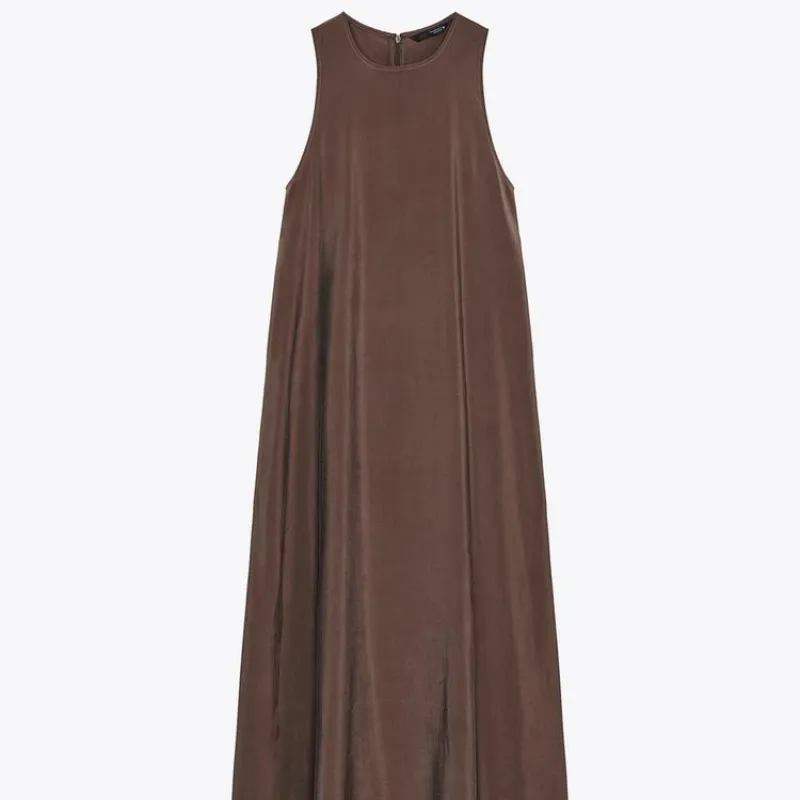 Vestido MIDI fluido Volumen