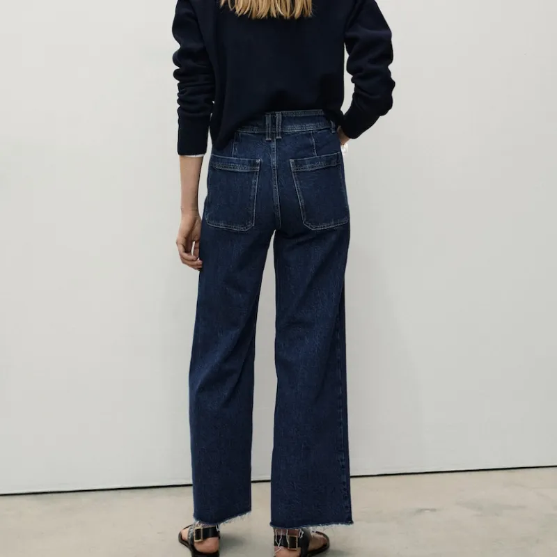 JEANS CATHERIN CULOTTE TIRO ALTO